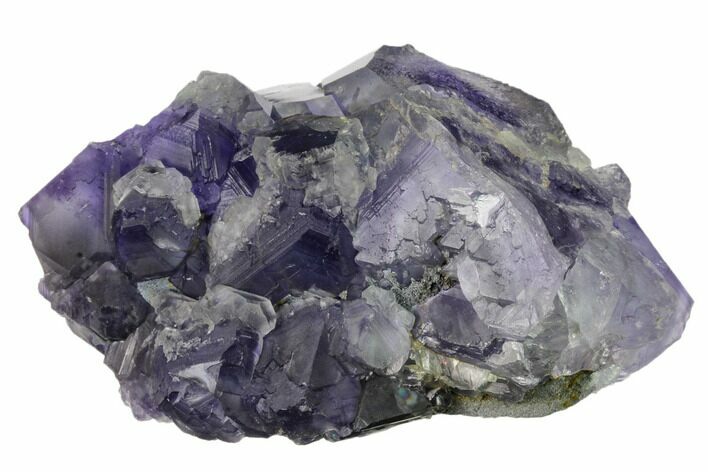 Purple Fluorite Crystal Cluster - China #161835